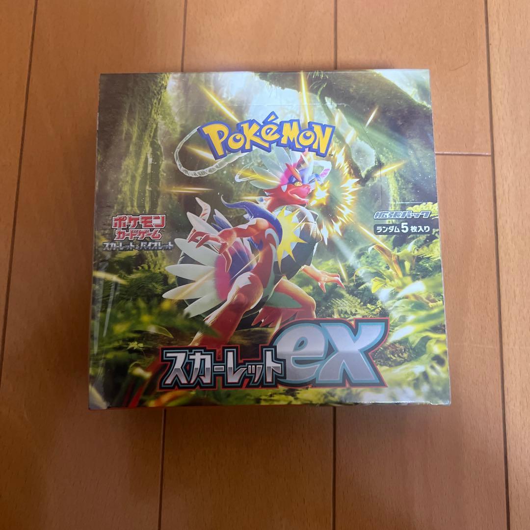 ポケモンカードスカーレットexシュリンク付き1 BOX