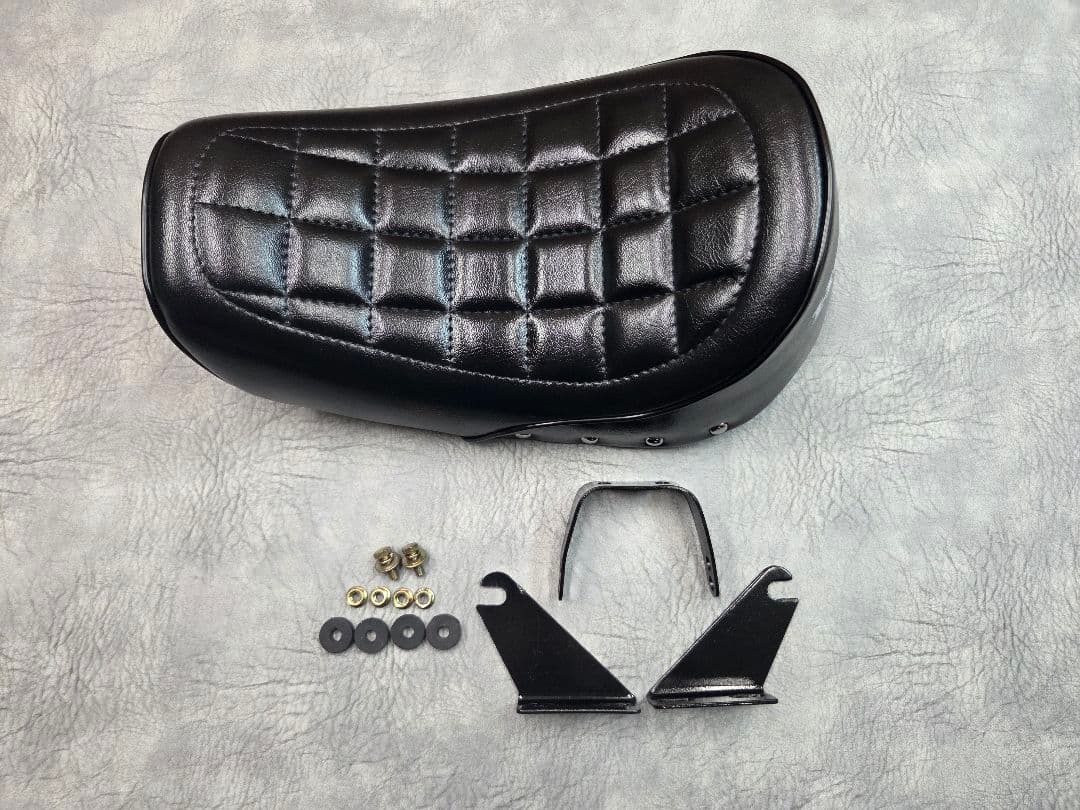 新品! モンキー 猫背シート Z50J/AB27 HONDA 艶あり黒レザー - メルカリ