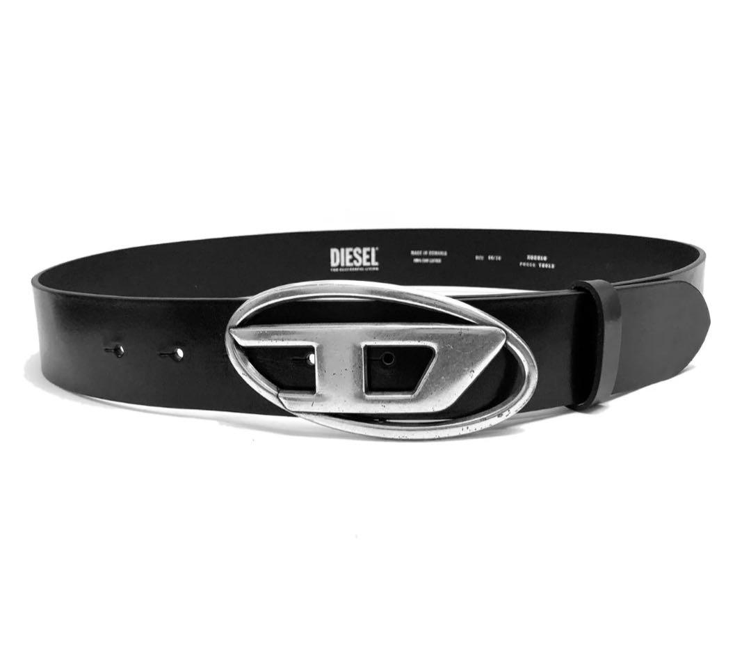 こ*じ様 DIESEL ブラックレザーベルト