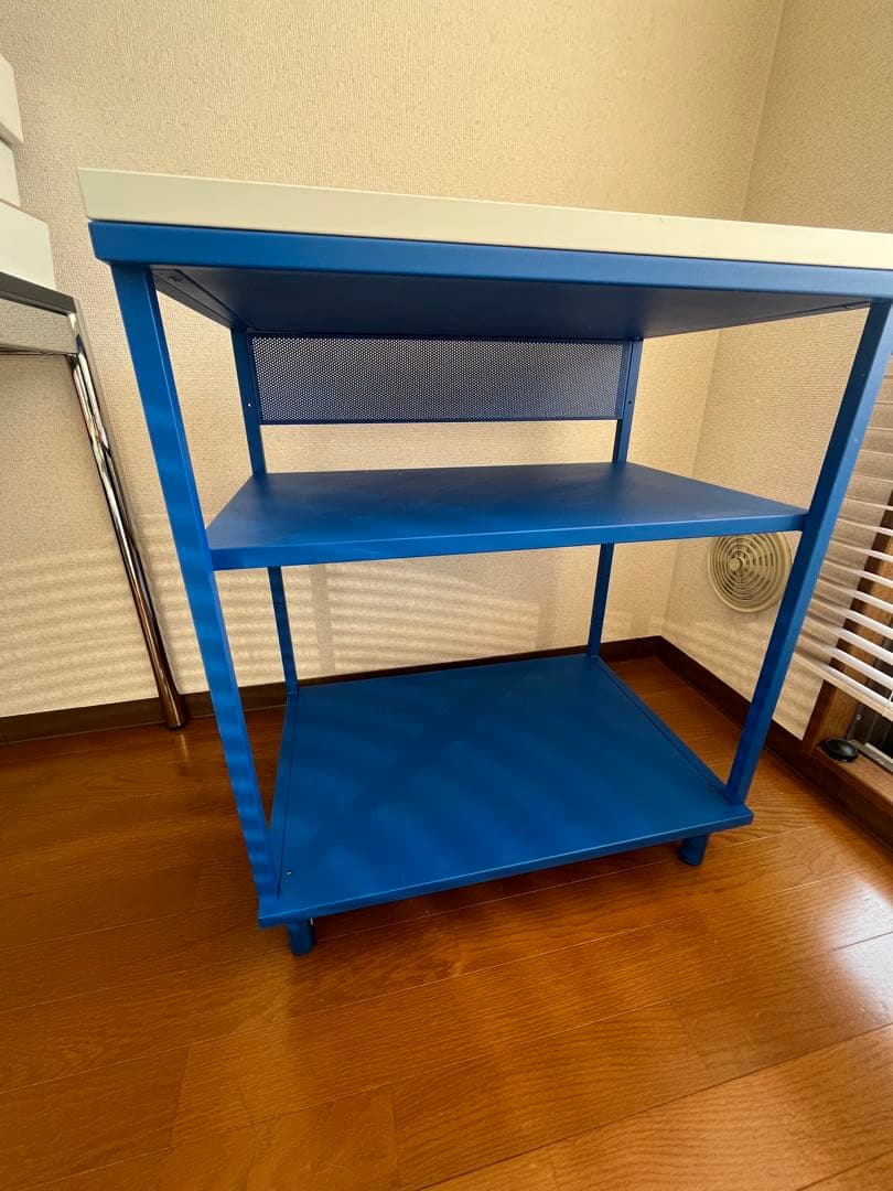 IKEA PLATSA プラッツァ オープンシェルフユニット ブルー/ホワイト