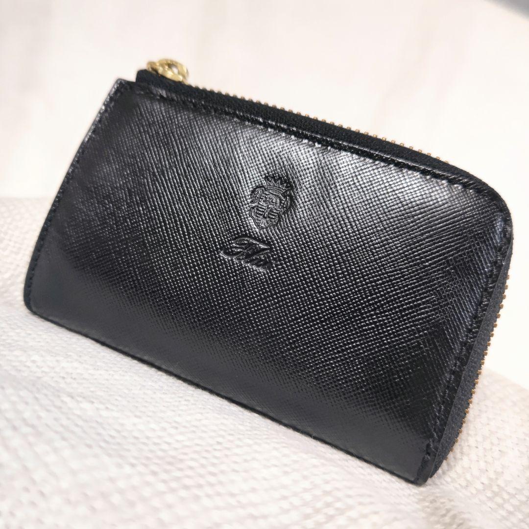 フェリージFelisiサフィアーノレザーコインキーケース黒ブラック【965