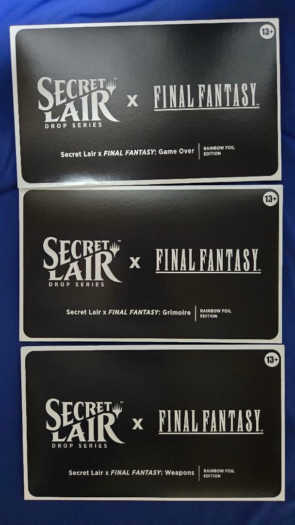 【開封済】Secret Lair FF 3種類 Foil 英語