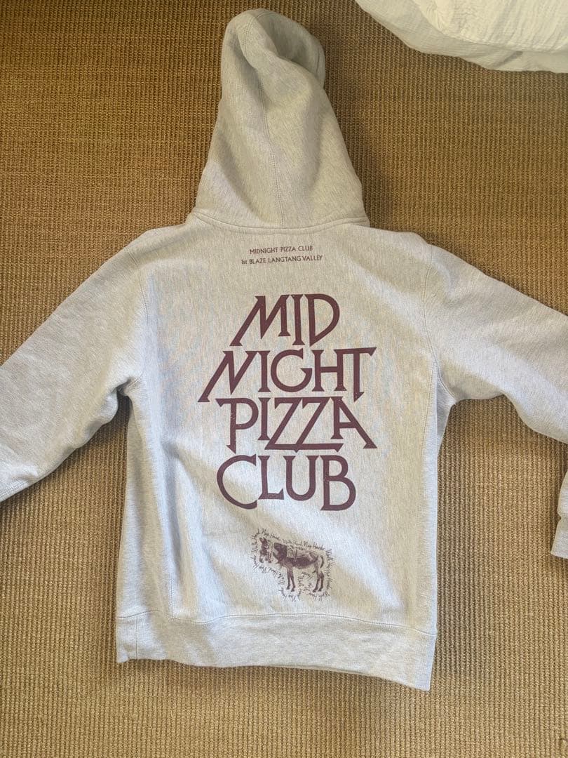 midnight pizza club パーカー グレー US-Sサイズ - メルカリ