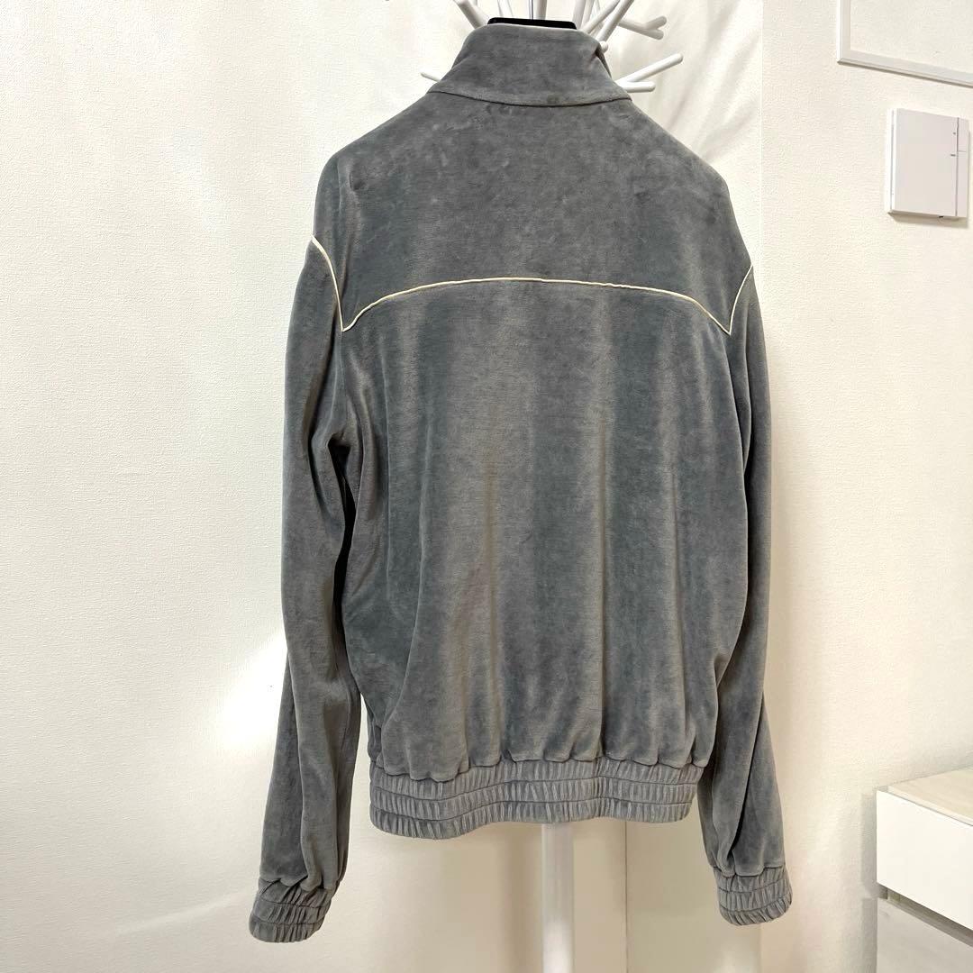 CELINE セリーヌ ベロア ジャージ パンツ セットアップ グレー XS