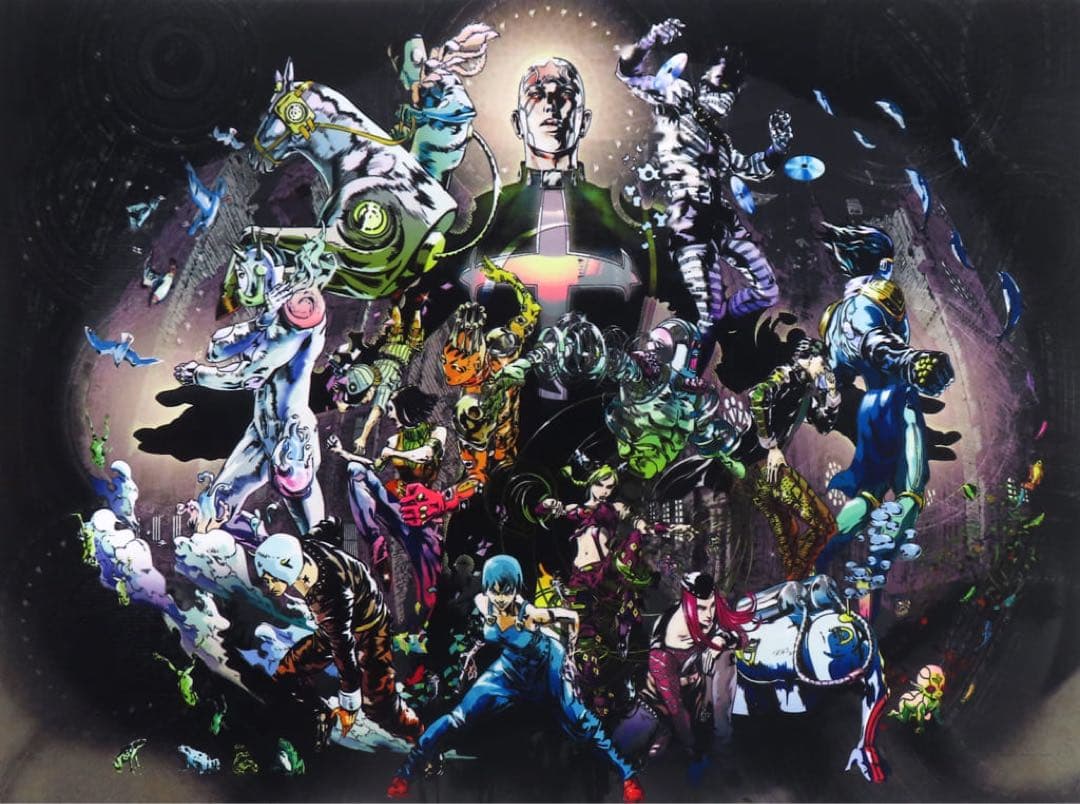 ジョジョの奇妙な冒険】プレイマット 一巡神父 プッチ神父 ストーン