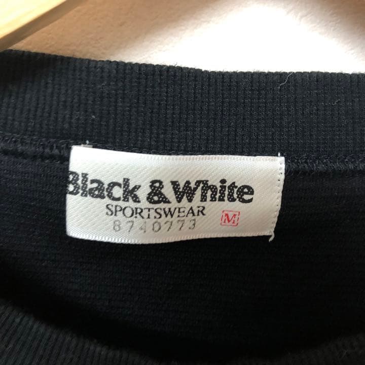 Black&White ブラックアンドホワイト ニット セーター ゴルフ 犬