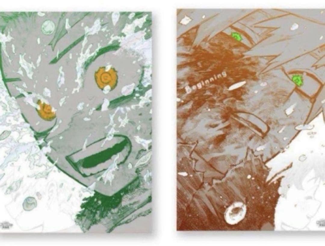 ヒロアカ 原画展 A2アートポスター2枚セット 【The Beginning】 - メルカリ