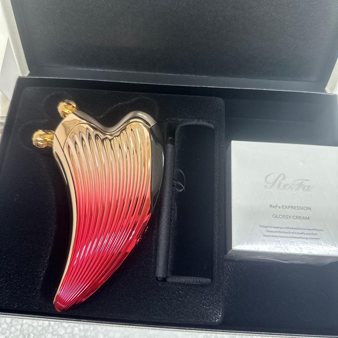 【新品 未使用】ReFa CAXA RAY（red)➕クリーム限定セット