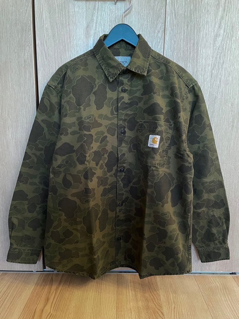 Carhartt WIP L/S DUCK SHIRT カーハート Carhartt Wip L/S Duck Shirt Green Overshirts Carhartt WIP