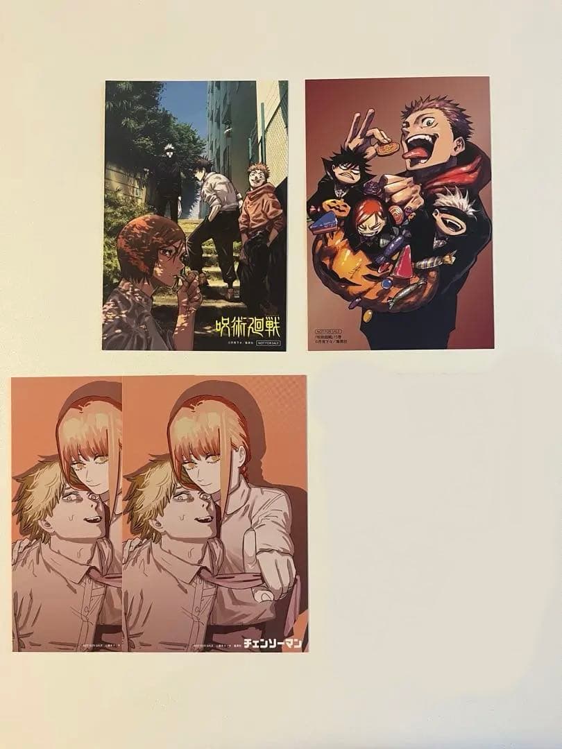 ポストカード 呪術廻戦 鬼滅 WIND BREAKER 怪獣8号 ヒロアカ