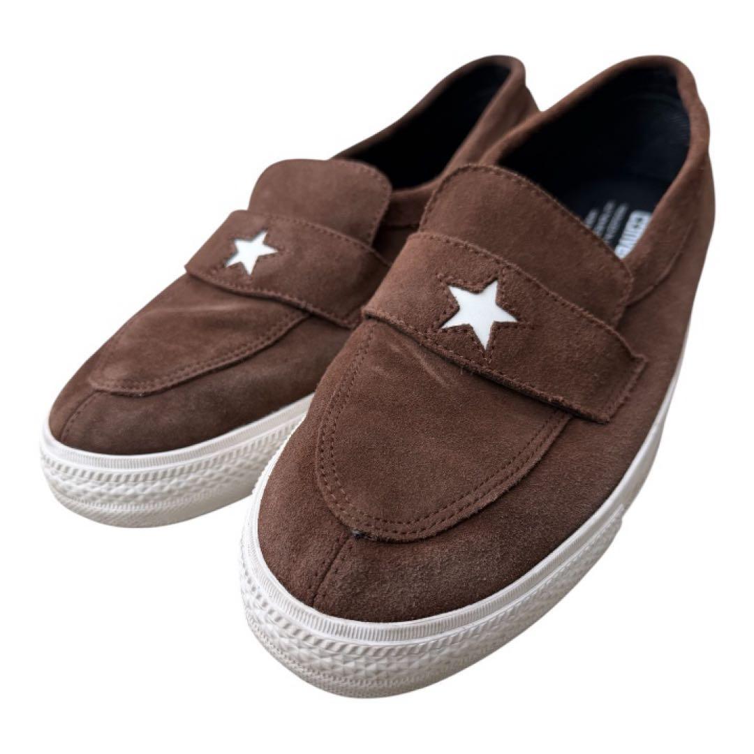ONE STAR LOAFER converse addict ブラウン28cm ONE STAR LOAFER converse addict ブラウン28cm - メルカリ