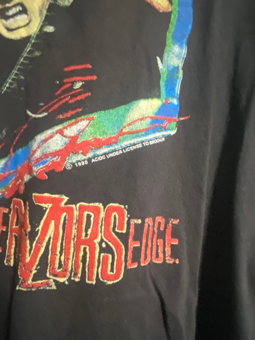 当時物希少】AC/DC ワールドツアーTシャツ 1990-91