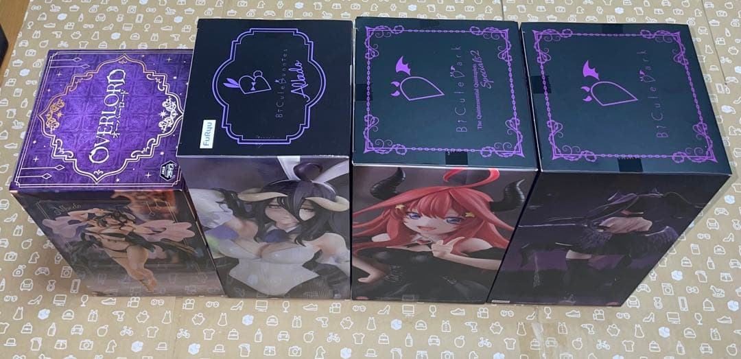 アルベド 中野五月 時崎狂三 フィギュア4種セット BiCute - メルカリ