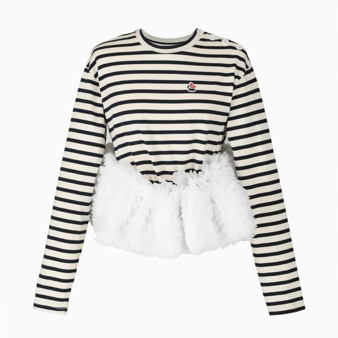 新品　2025Bibiy FRANCINE TULLE TOP ブラウス