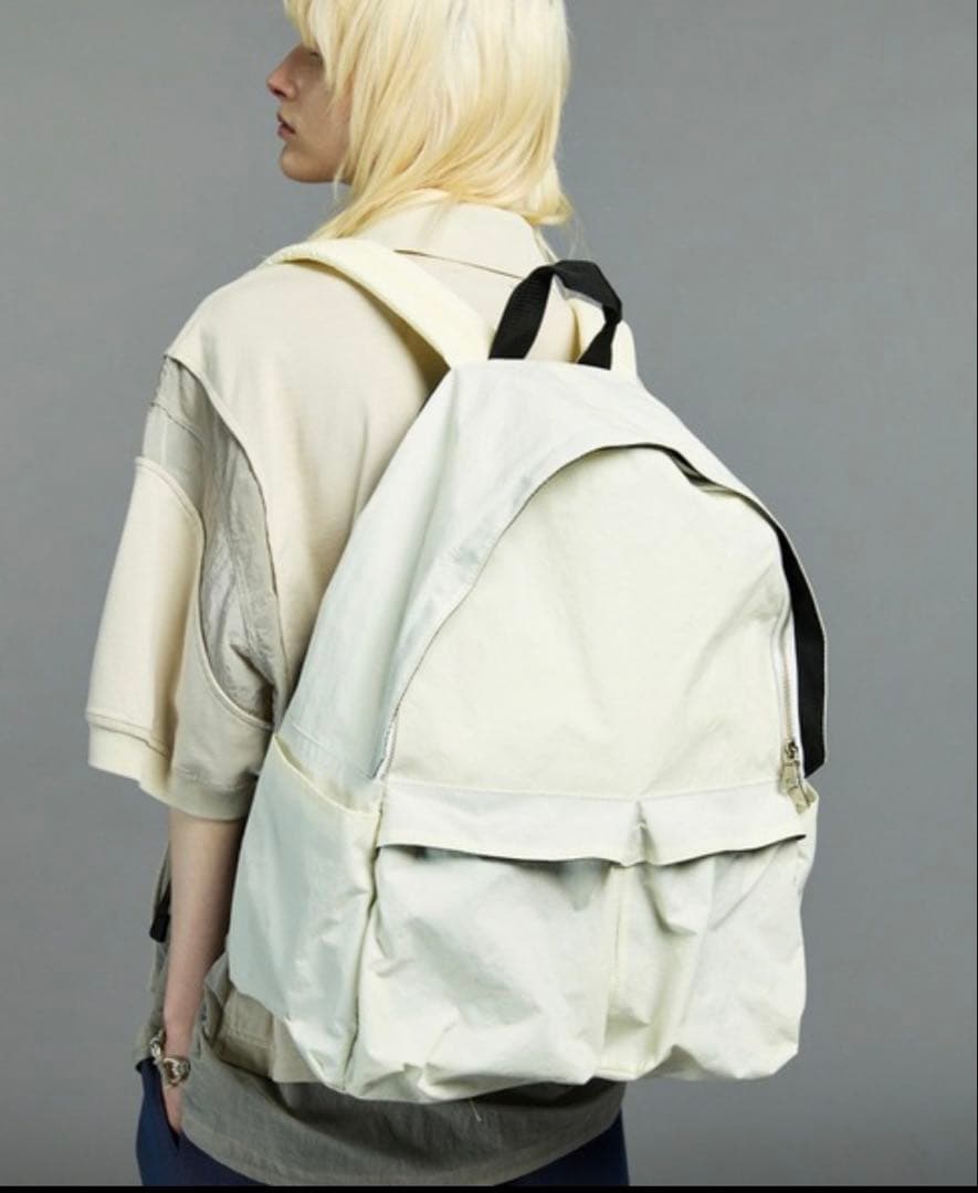 KONBU Nylon Backpack/MAISON SPECIAL 白 KONBU Nylon Backpack