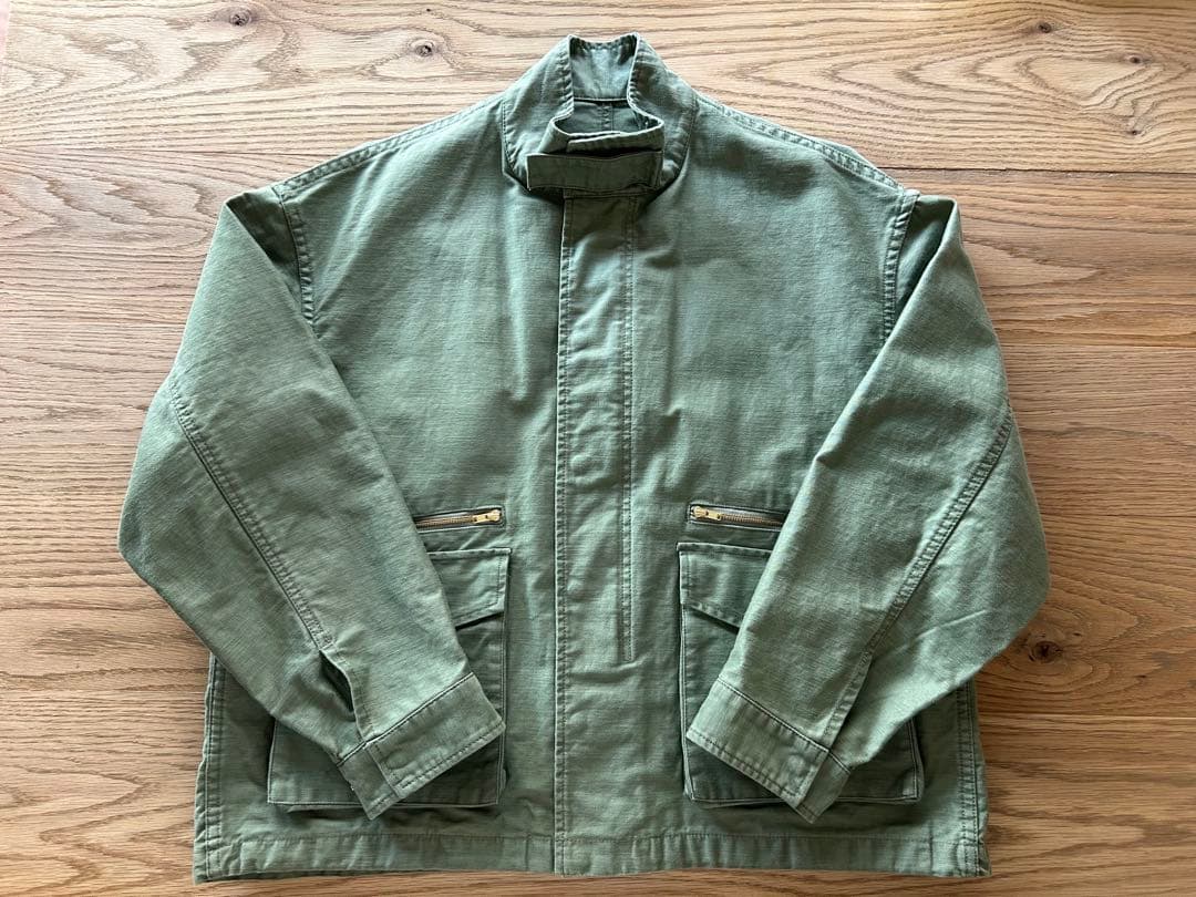 24SS HELIOPOLE エリオポール ミリタリーショートブルゾン