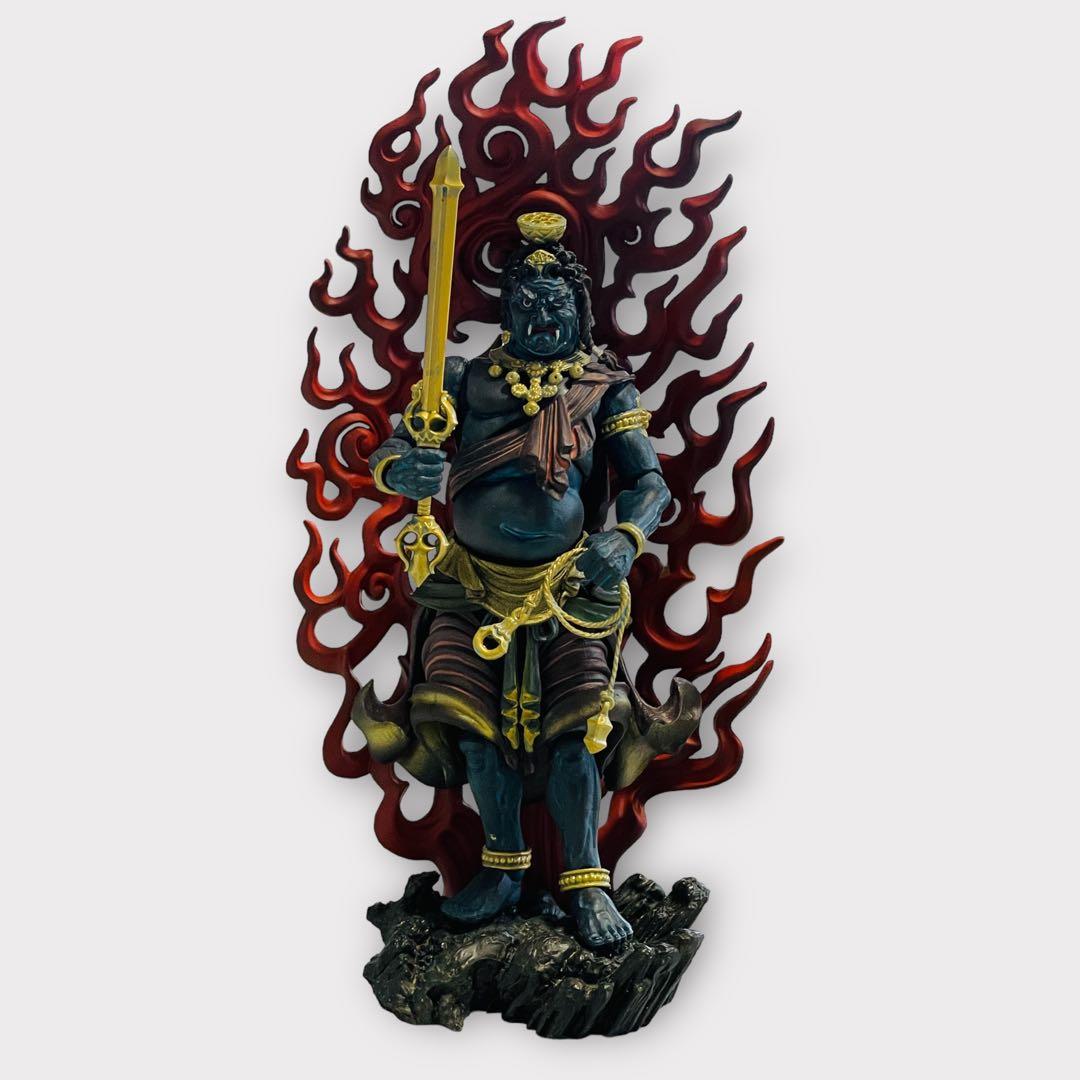 海洋堂 不動明王 青不動 タケヤ式 自在置物 リボルテック フィギュア