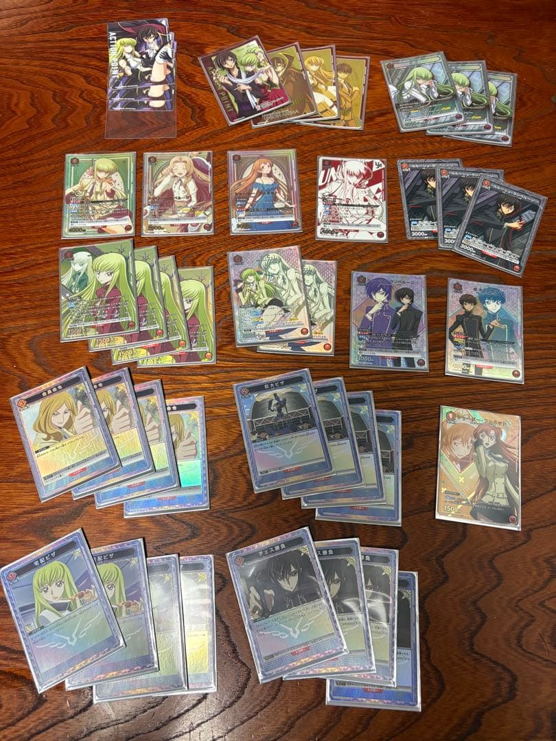 UNION ARENA コードギアス 赤ピザデッキ　パラ多数　デッキパーツ付
