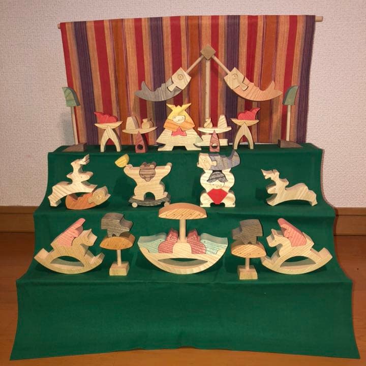 円武者三段飾り（小黒三郎）