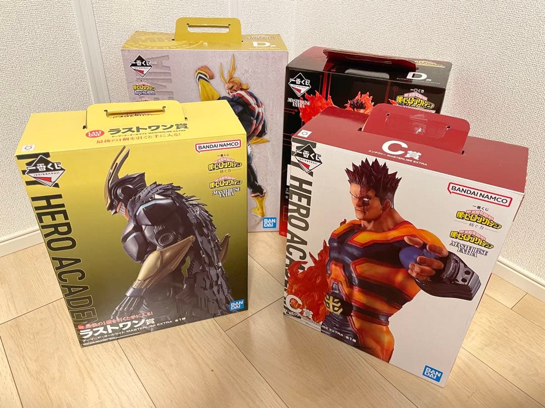 【4体セット】一番くじ　僕のヒーローアカデミア　オールマイト・エンデヴァー