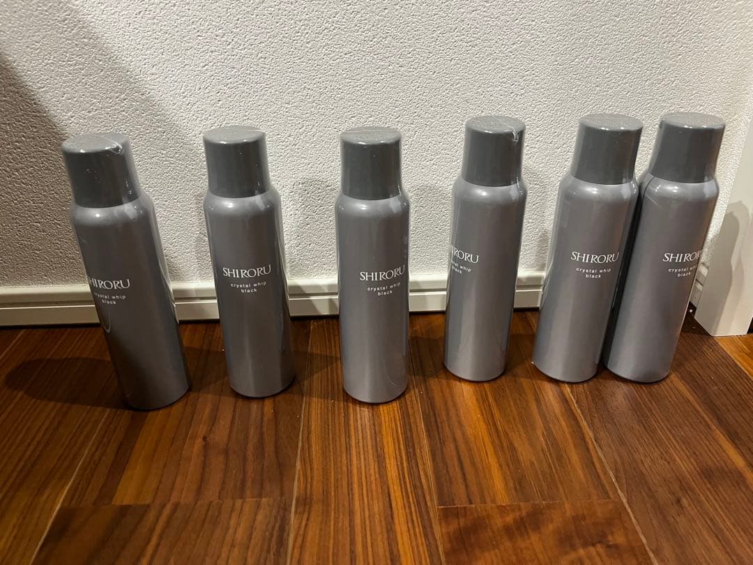 新品 SHIRORU クリスタルホイップブラック 120ml 6本セット 120ml
