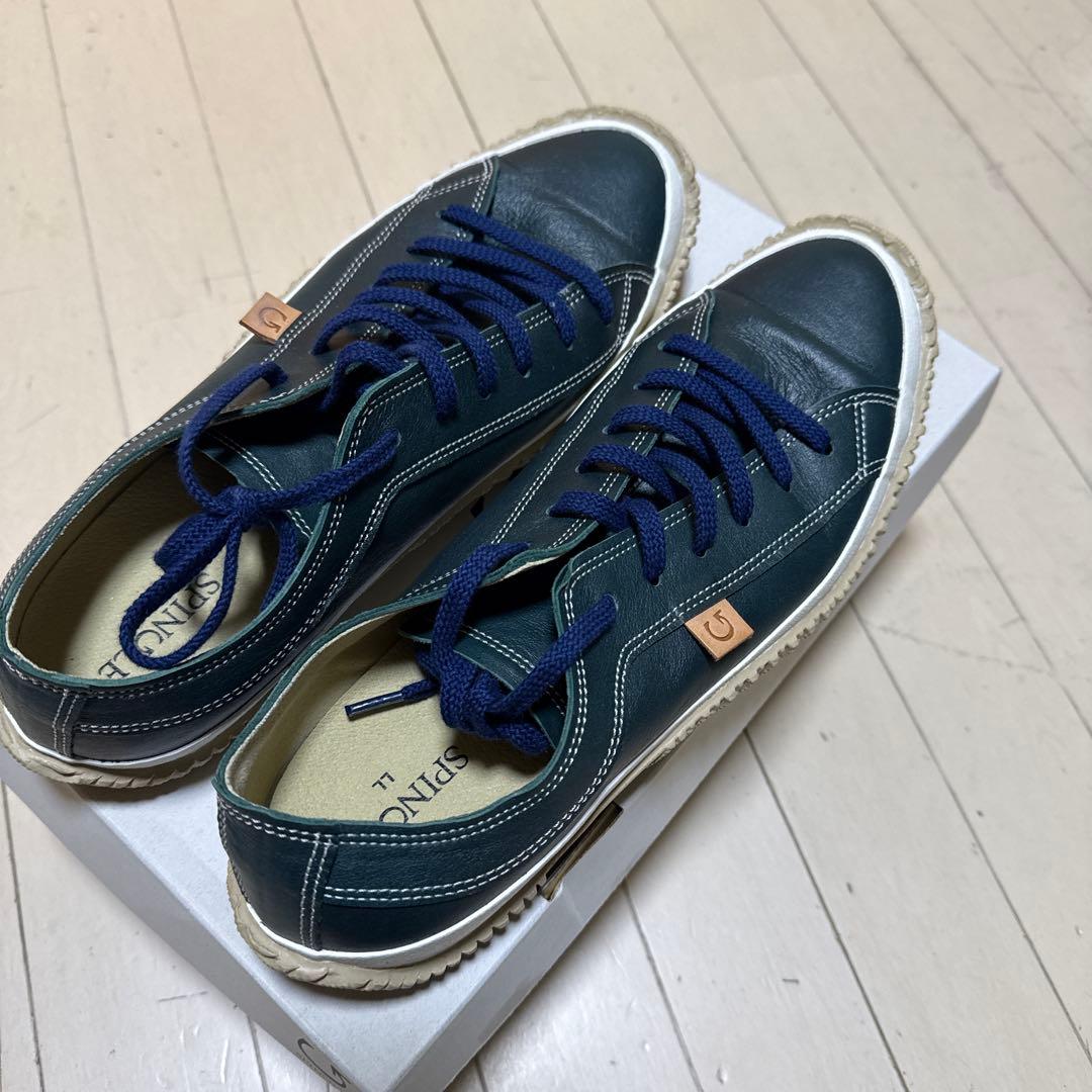 スピングル　SP-110 Dark Blue サイズLL カンガルーレザー素材