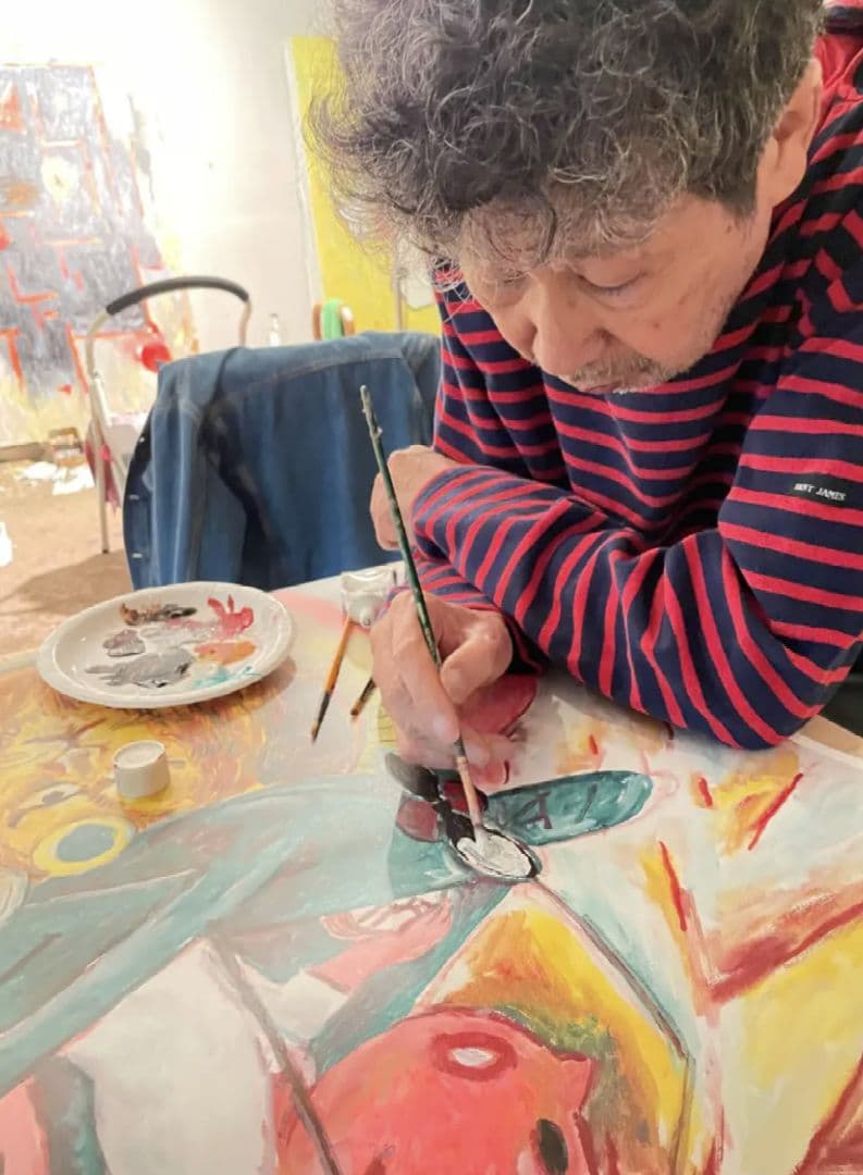 手彩色 横尾忠則 浅草花やしき 170周年記念ポスター - メルカリ