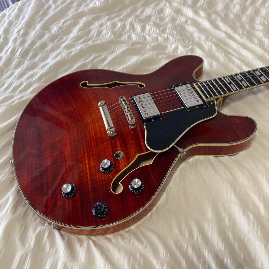 Eastman T486 セミアコースティックギター チェリーレッド - メルカリ
