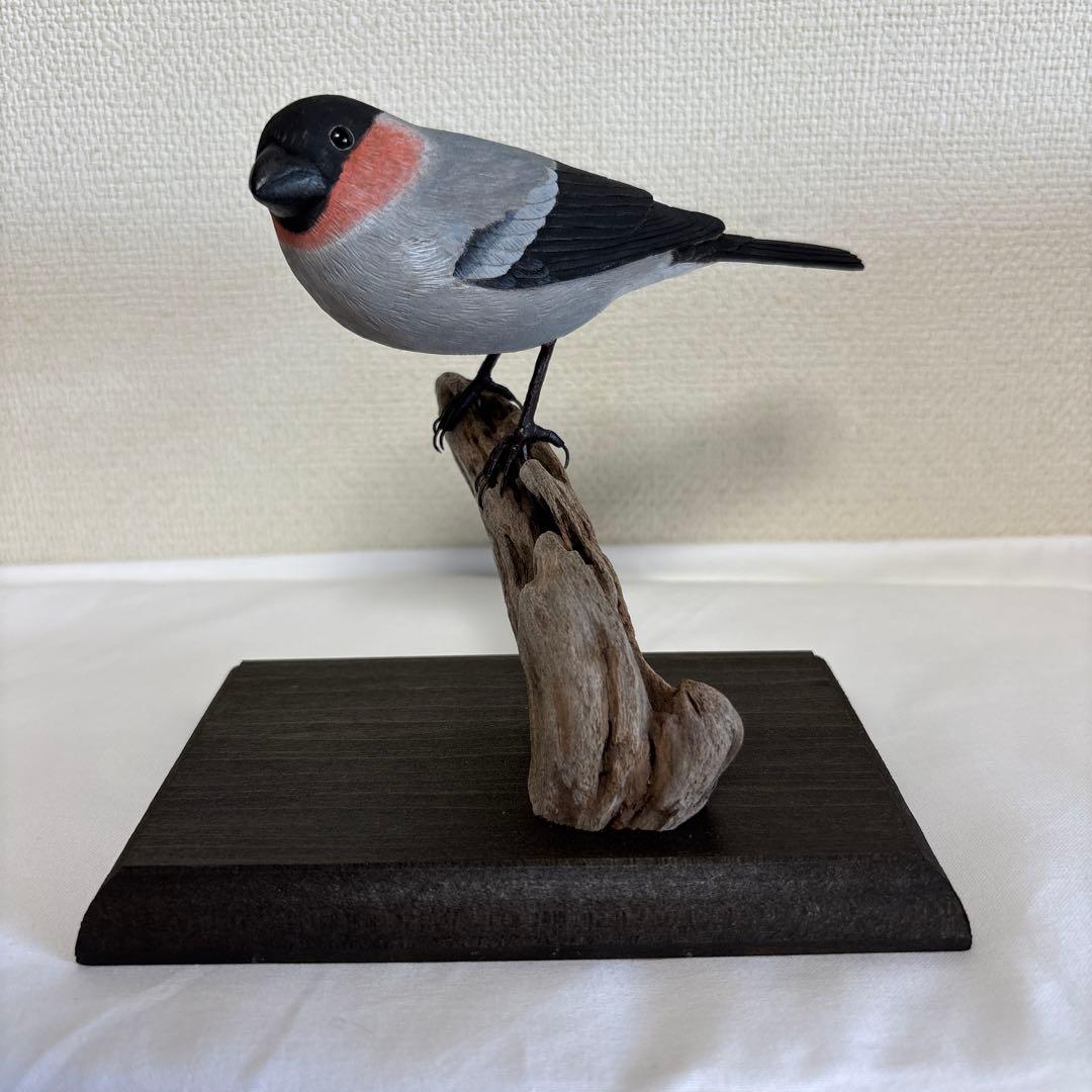 バードカービング　ウソ（♂）