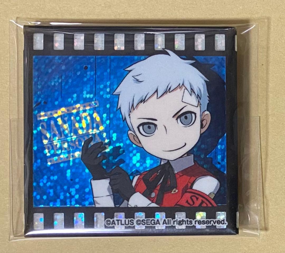 ペルソナQ2 セガ コラボカフェ スクエア ホロ缶バッジ 真田明彦 2026年最新】ペルソナQ2の人気アイテム - メルカリ