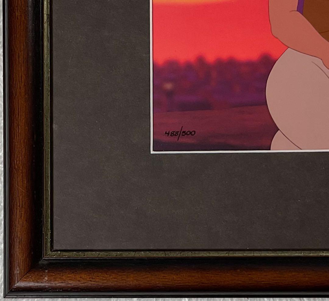 ディズニー限定セル画】アラジン＆ジャスミン Sunset Romance - メルカリ