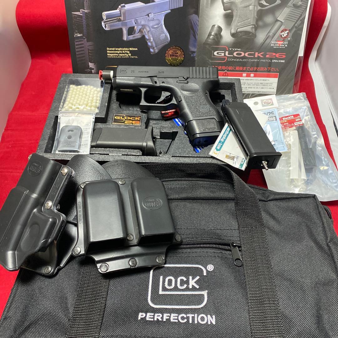 東京マルイGLOCK 26、ホルスター、バッグセット