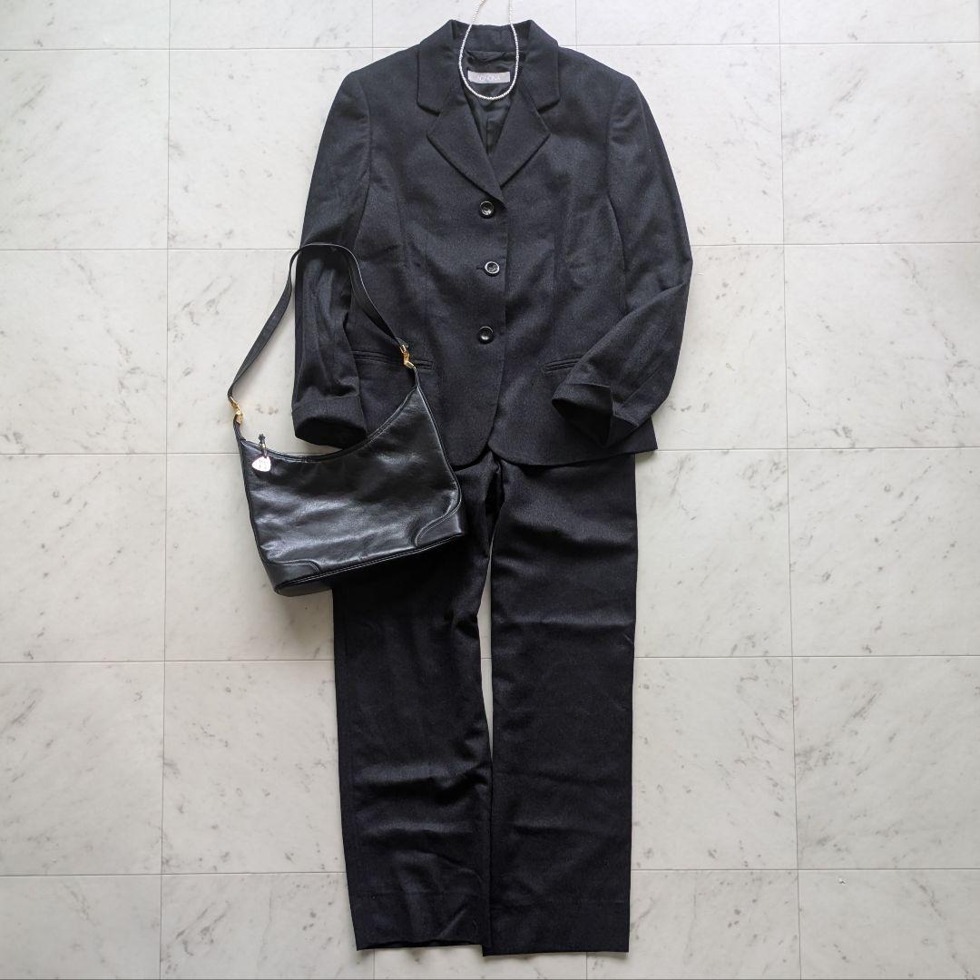 アニオナ AGNONA　パンツスーツ　カシミヤ　セットアップ　イタリア製