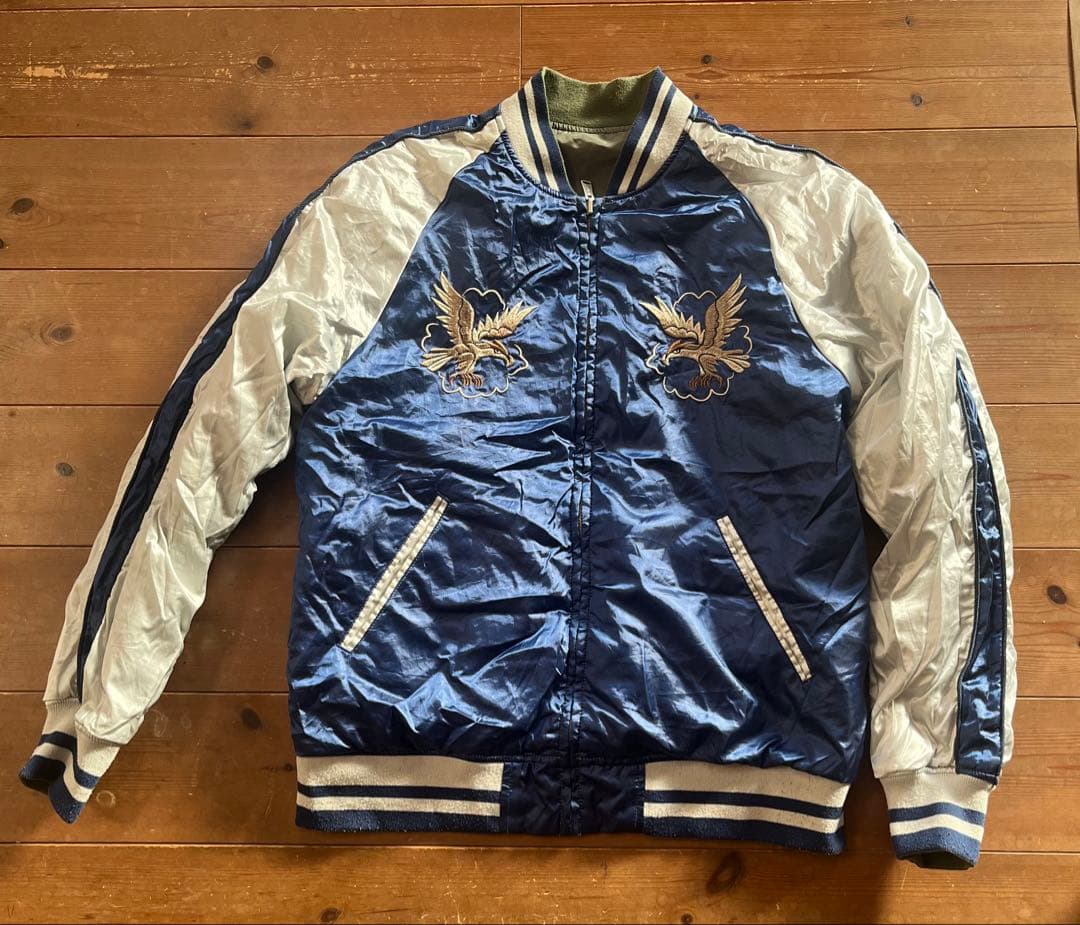 ALPHA INDUSTRIES スカジャン MA-1 リバーシブル　XLサイズ