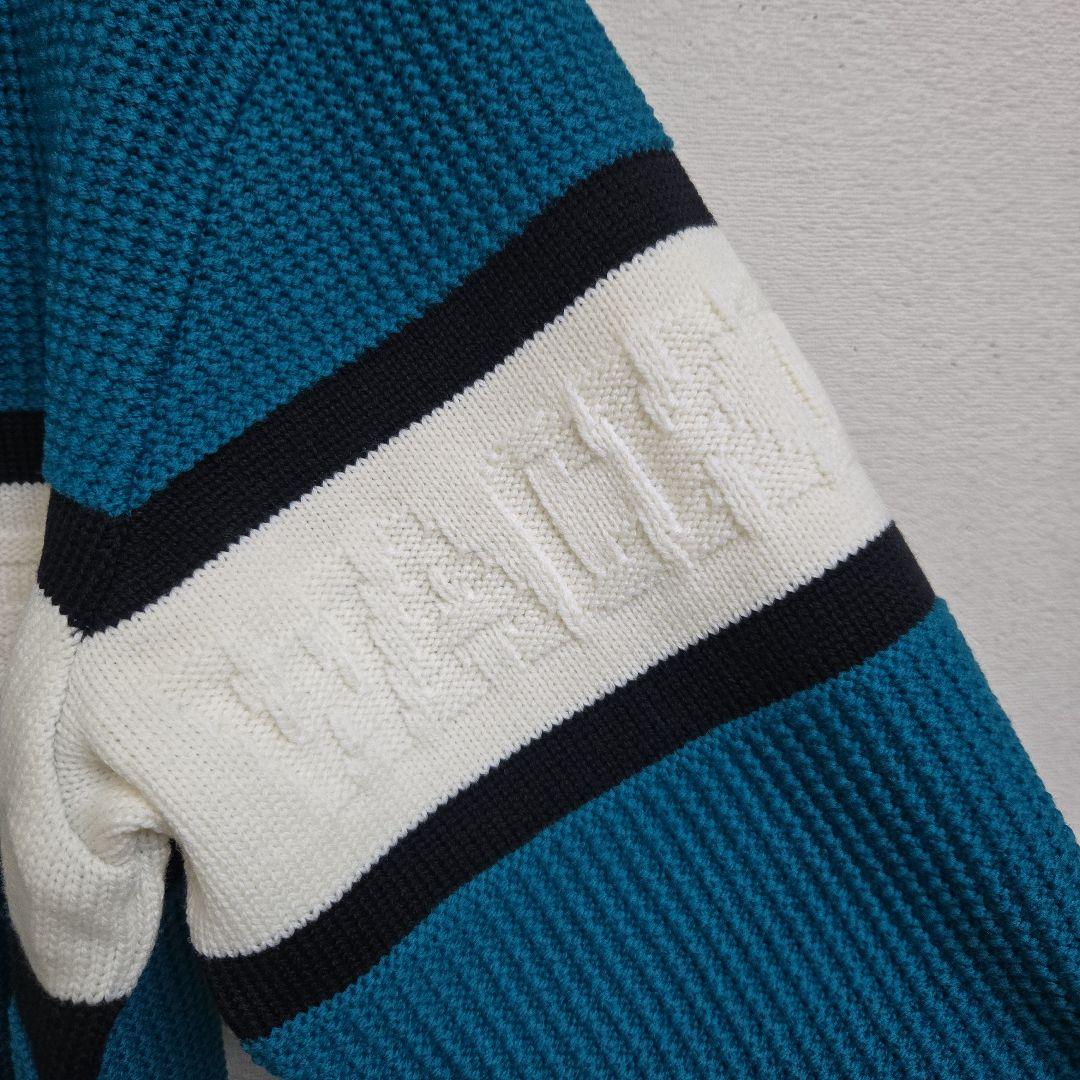 未使用24FWワコマリアWACKOMARIAロゴジャガードセーターL - メルカリ