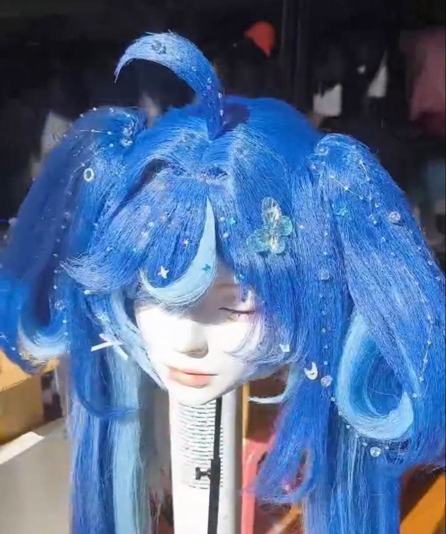 鳴潮 ユーノ オーダーウィッグ 特注 コスプレ 鳴潮 ユーノ コスプレウィッグ