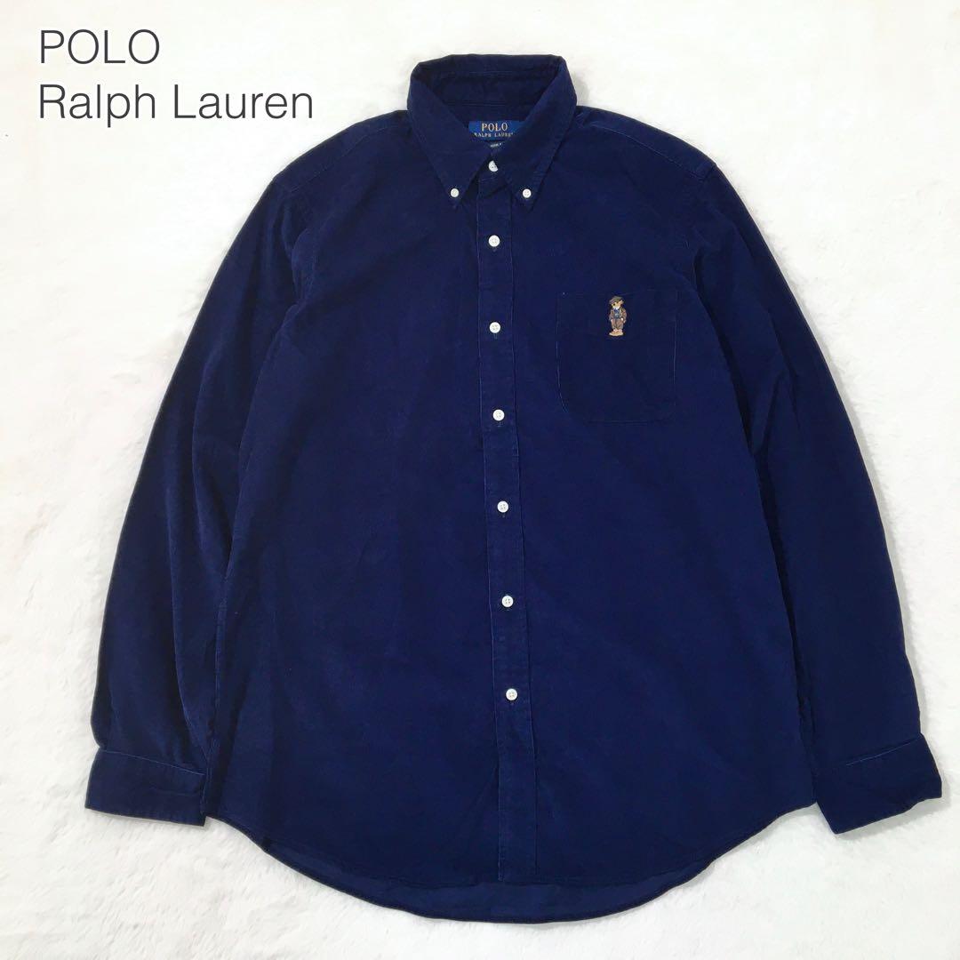ポロラルフローレン 長袖シャツ【L】ポロベア 大きいサイズ コーデュロイ 美品 楽天市場】ポロ ラルフローレン メンズ クラシックフィット