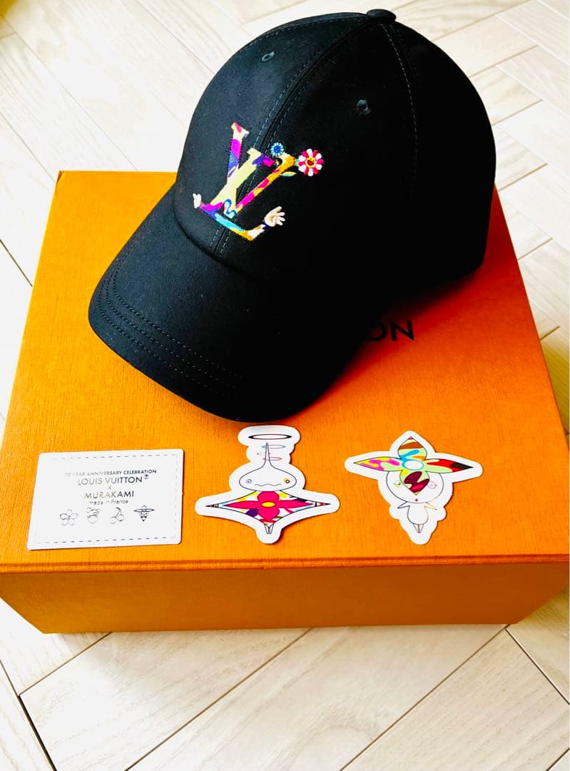 【新品　ルイヴィトン　LV × TM キャップ　　スーパーフラット　M 帽子