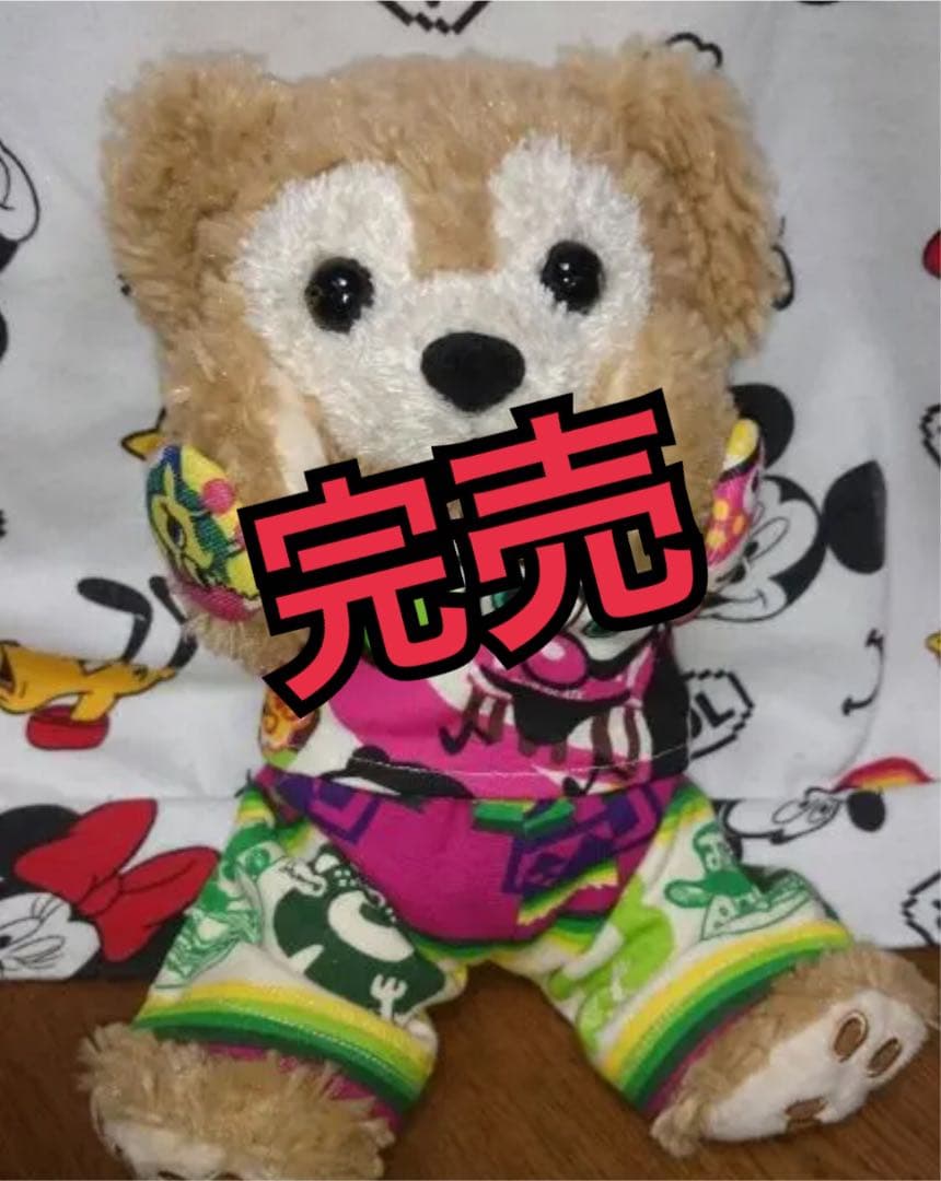 完売！　　　　　　ダッフィーリメイク♪マグネット入り、コスチューム付き