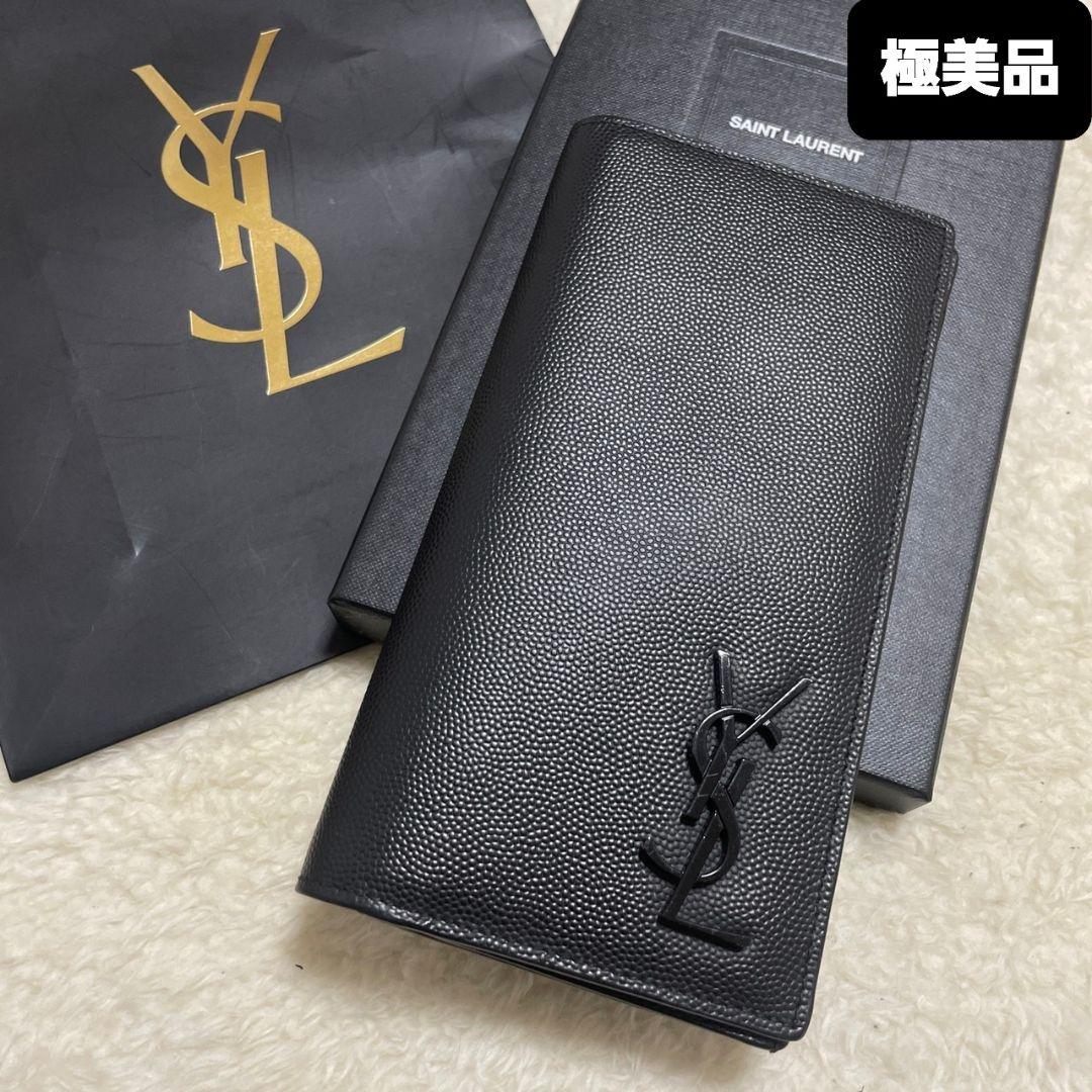 SAINT LAURENT　サンローラン　長財布　　ブラック　極美品‼️