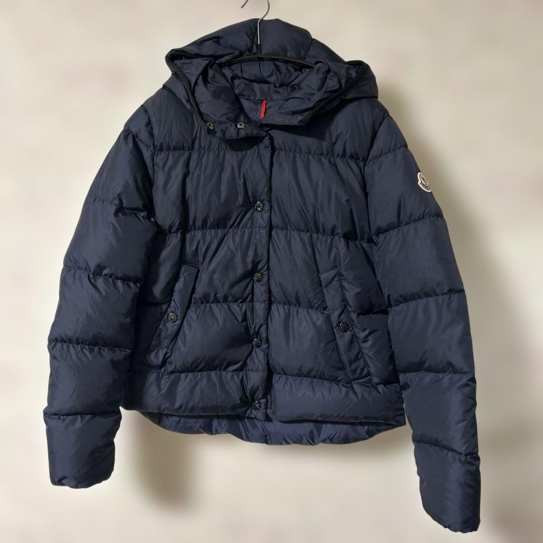 モンクレールダウン　ネイビー 中古・古着通販】MONCLER (モンクレール) sacai (サカイ) ダウン