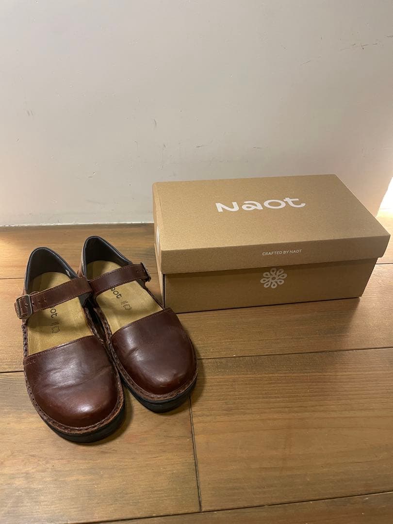 naot OLGA ブラウン バッファローレザー 革靴