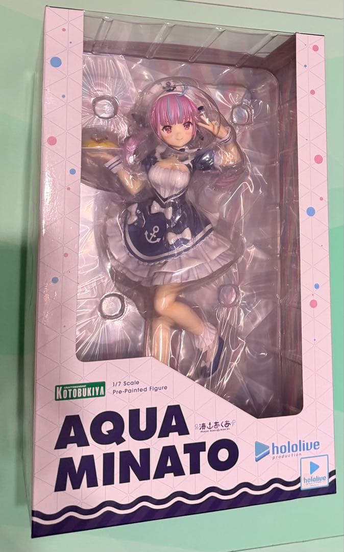 ホロライブ　湊あくあ　1/7スケール　特典顔パーツ付き