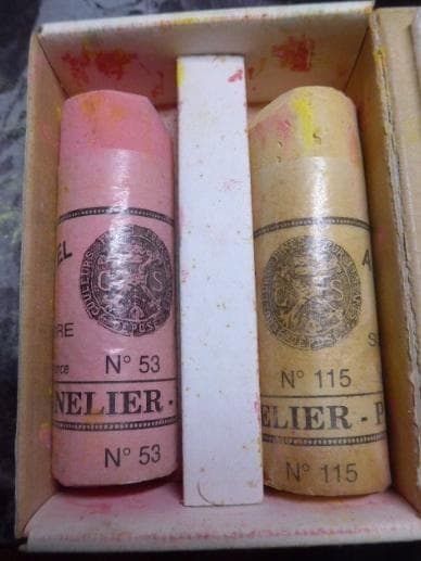 希少！ジャンボサイズ/長さ10cm セヌリエ ソフトパステル38色/総額35万