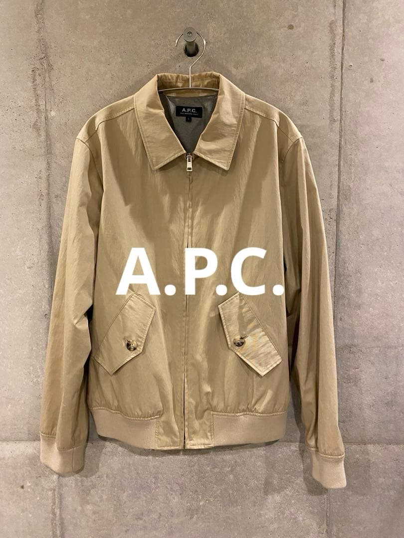A.P.C. アーペーセー　ハリントンジャケット　ベージュ　Lサイズ