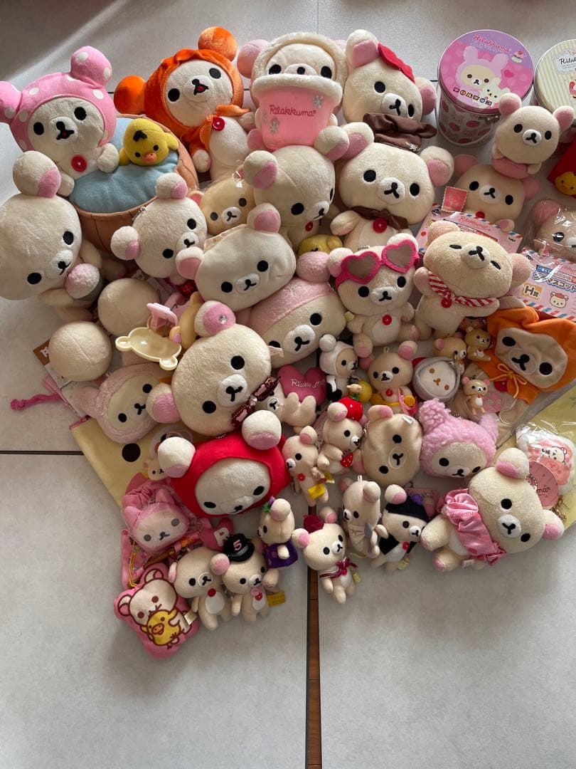 コリラックマ　ぬいぐるみ　５５個 リラックマ - 【限定】Korilakkuma fuwa fuwa nuigurumi