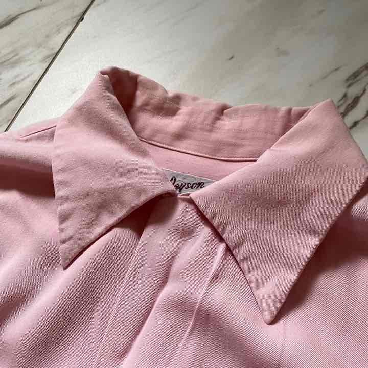 vintage 50s ミルキーピンク シャツ - メルカリ