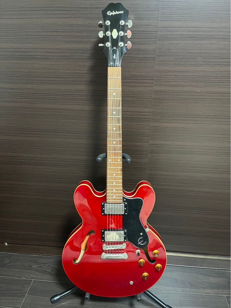 エピフォン　Epiphone dot ch セミアコ　ES-335 エレキギター