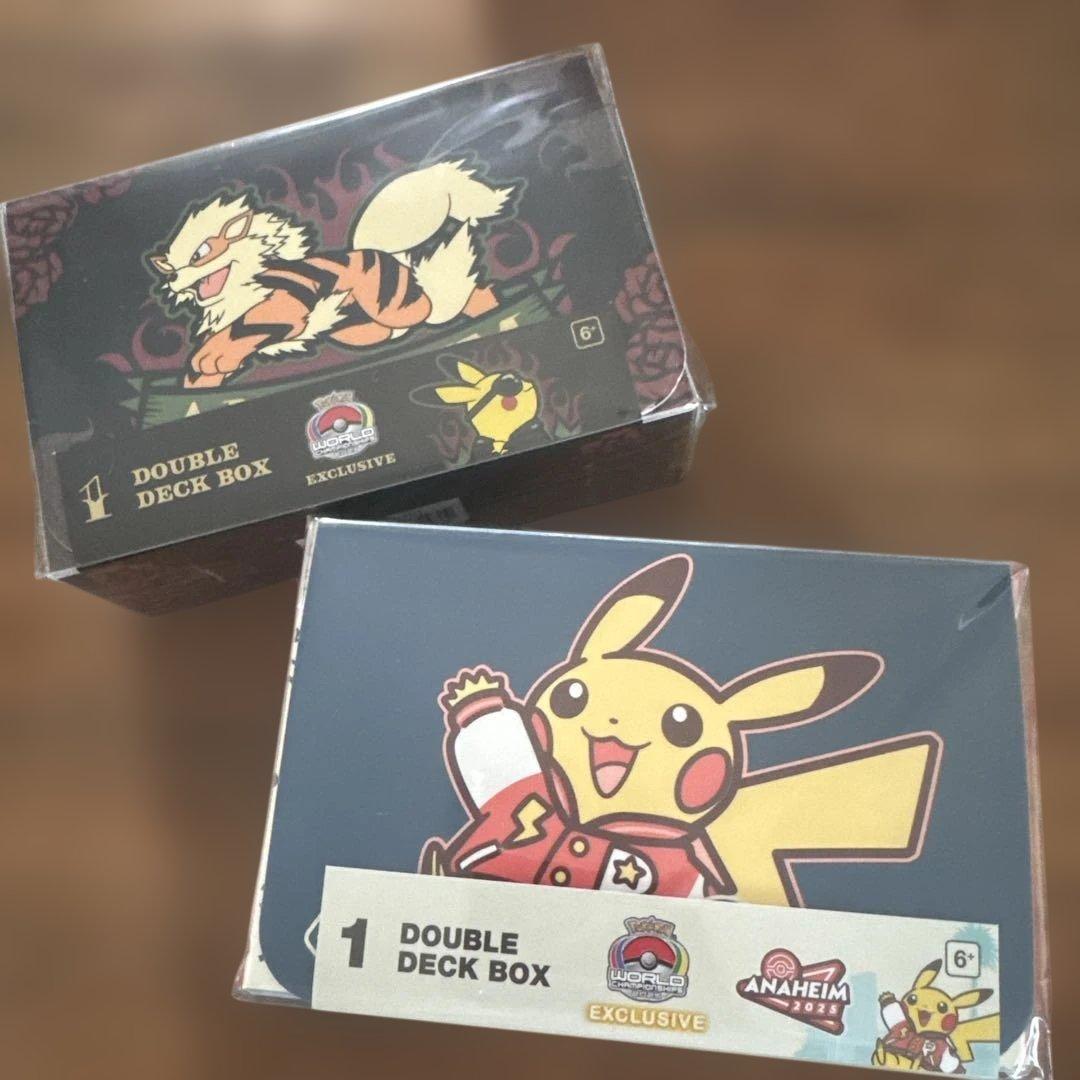 【WCS2025】アナハイム限定 ピカチュウ ウインディ ダブルデッキケース