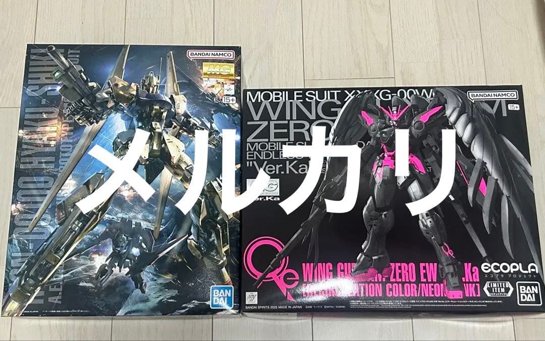 【2点まとめ売り】百式 ver.2.0、ウイングガンダムゼロEW ver.Ka